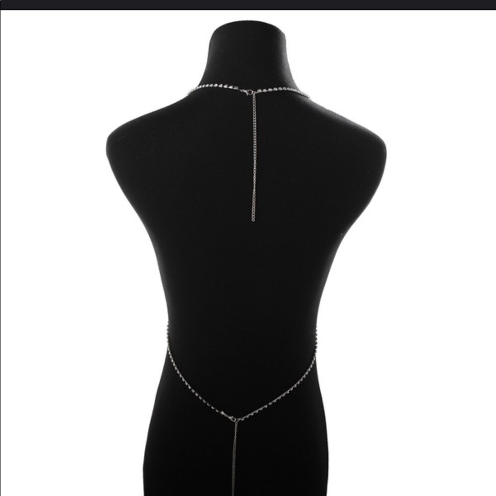 Crystal Rhinestone Bra Harness - Picture 4 of 5